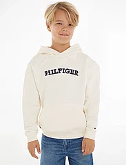 Tommy Hilfiger - HILFIGER ARCHED HOODIE - hupparit - ancient white - 1