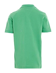 Tommy Hilfiger - HILFIGER ARCHED POLO S/S - polo shirts - coastal green - 4
