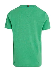 Tommy Hilfiger - HILFIGER ARCHED TEE S/S - short-sleeved t-shirts - coastal green - 4