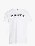 HILFIGER ARCHED TEE S/S - WHITE