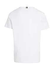 Tommy Hilfiger - HILFIGER ARCHED TEE S/S - short-sleeved t-shirts - white - 4