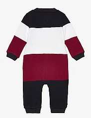 Tommy Hilfiger - BABY COLORBLOCK COVERALL - fleece coveralls - desert sky colorblock - 1