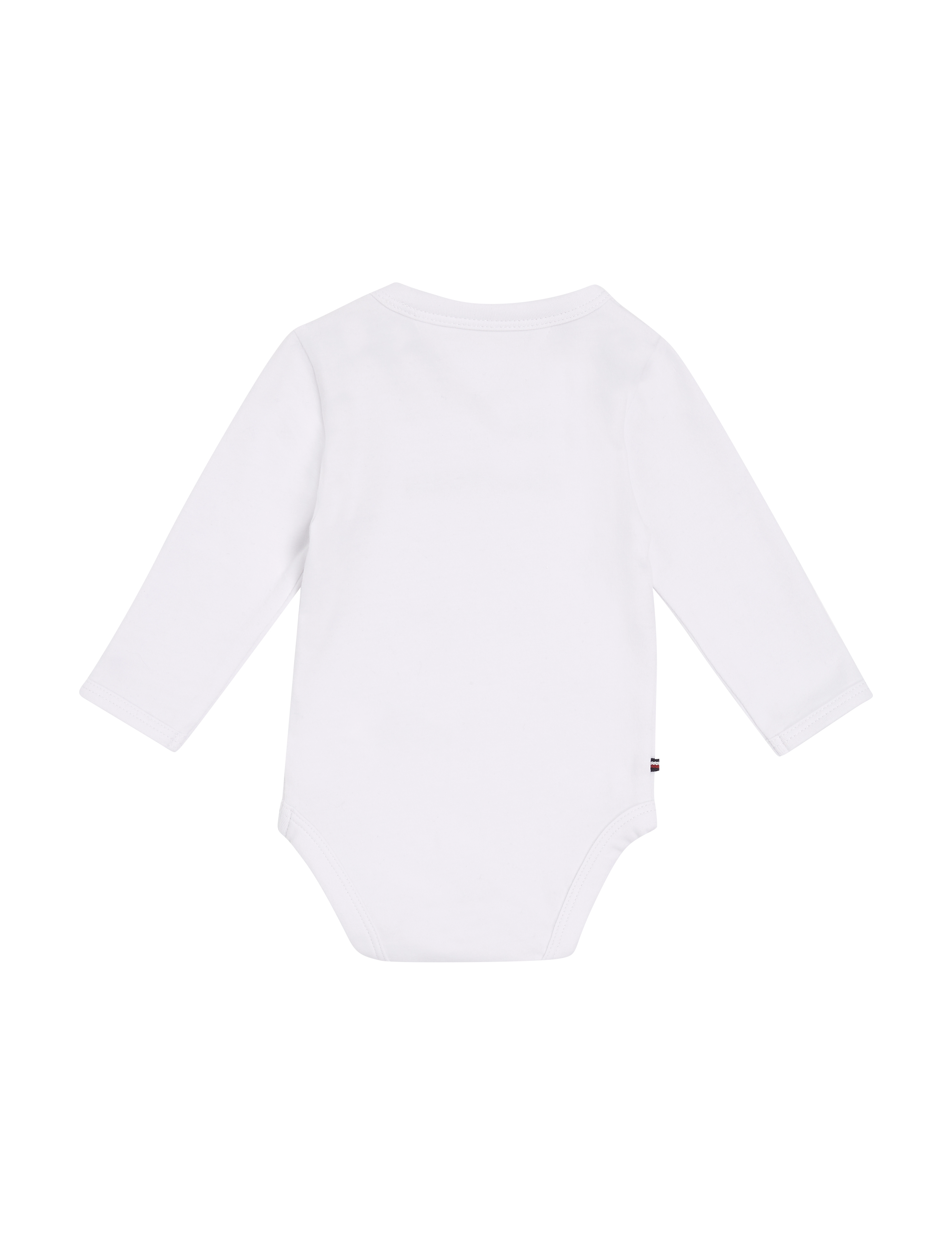 Tommy Hilfiger - BABY CURVED MONOTYPE BODY L/S - white - 1