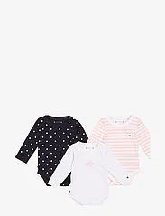 Tommy Hilfiger - BABY BODY 3 PACK GIFTBOX - long-sleeved bodies - pink crystal - 0