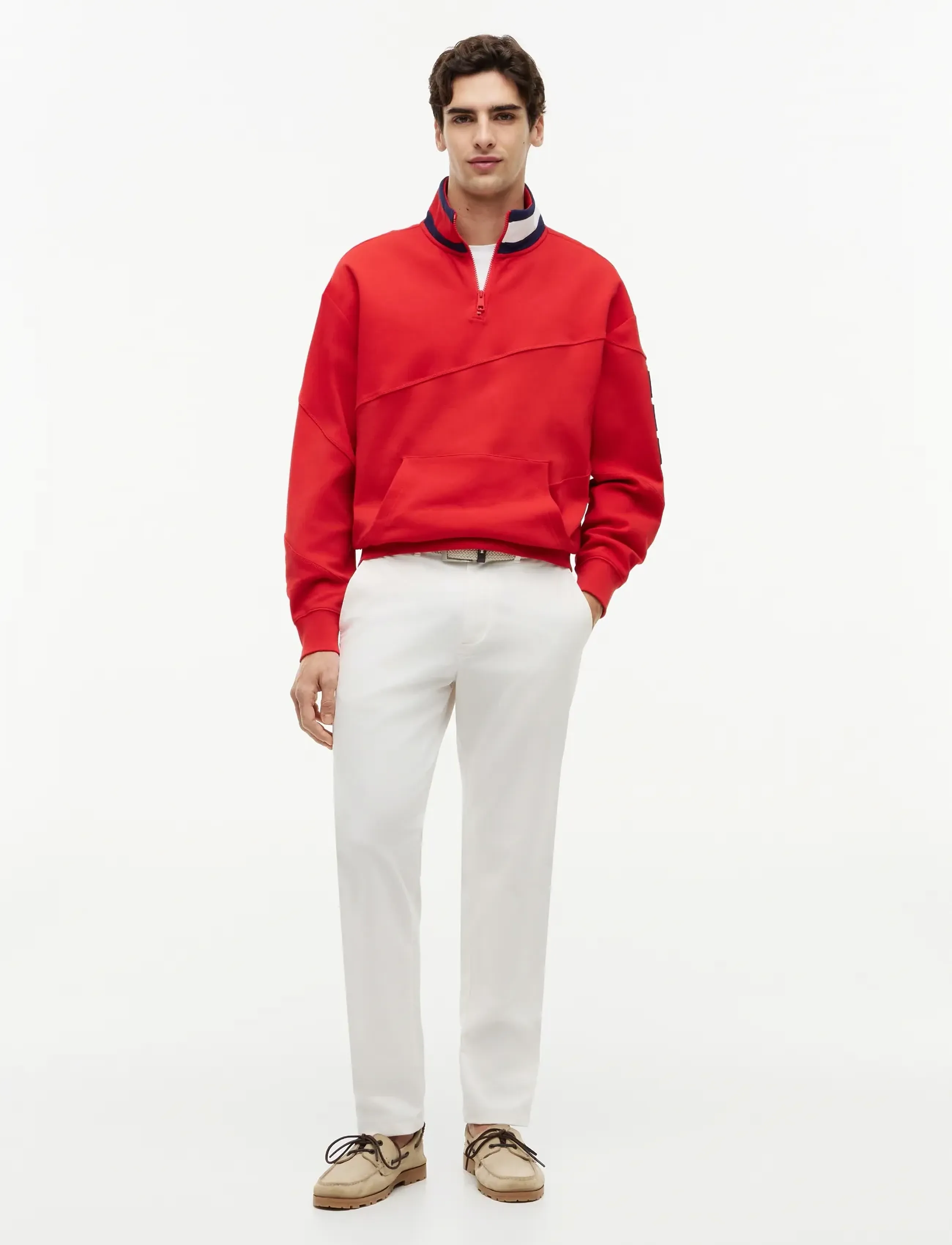 Tommy Hilfiger - US SAILGP SAILING HALF ZIP - shop by occasion - deep crimson - 2