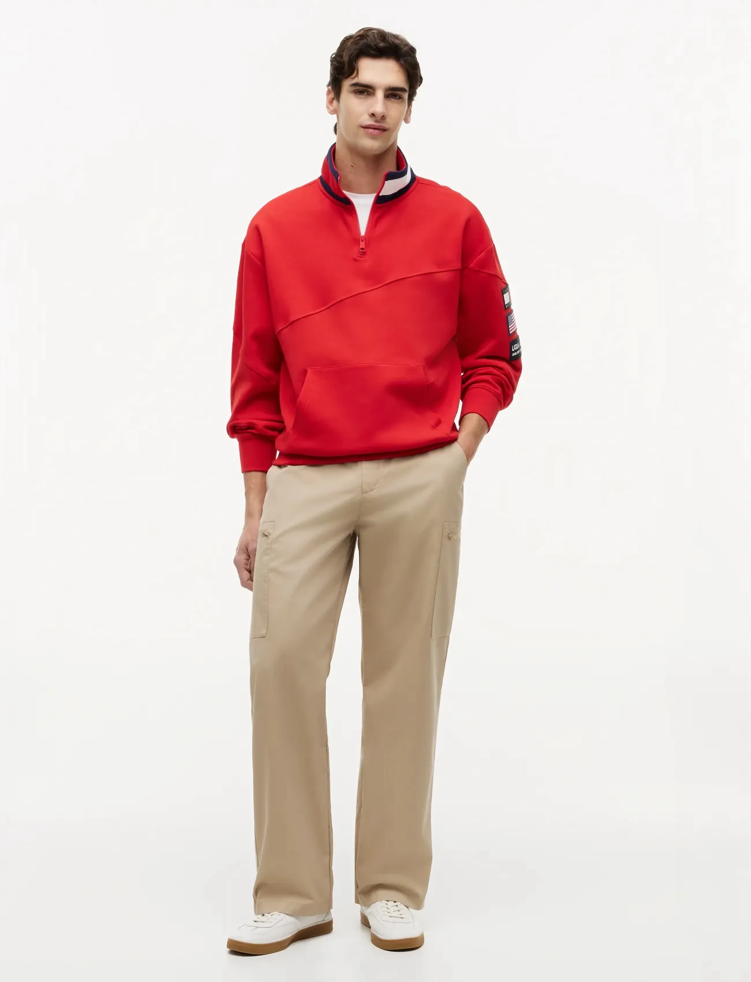 Tommy Hilfiger - US SAILGP SAILING CARGO PANT - cargo pants - light sandalwood - 3