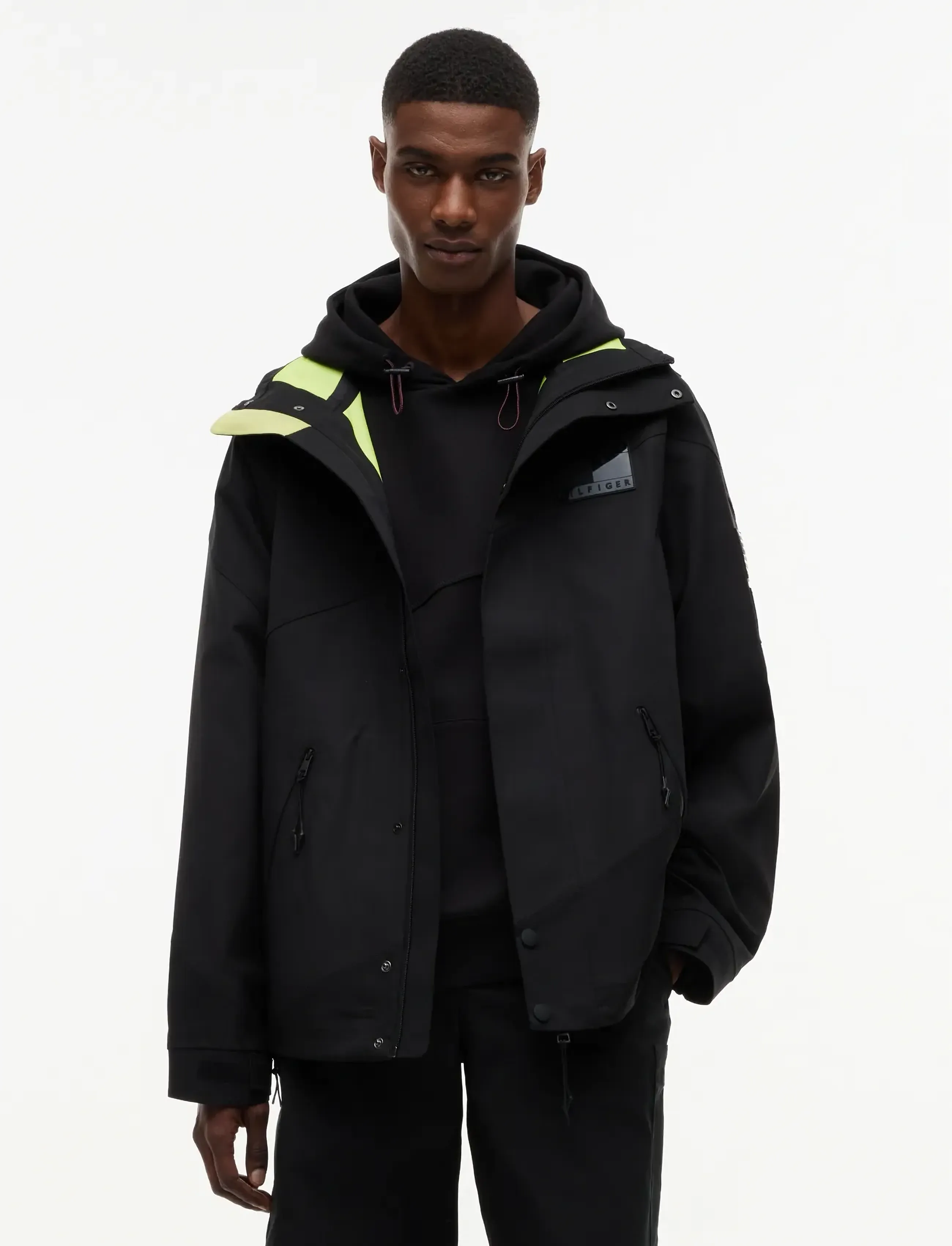 Tommy Hilfiger Us Sailgp Sailing Jacket Stealth, M, Sport Jackets, Schwarz - Outdoor Männerswear