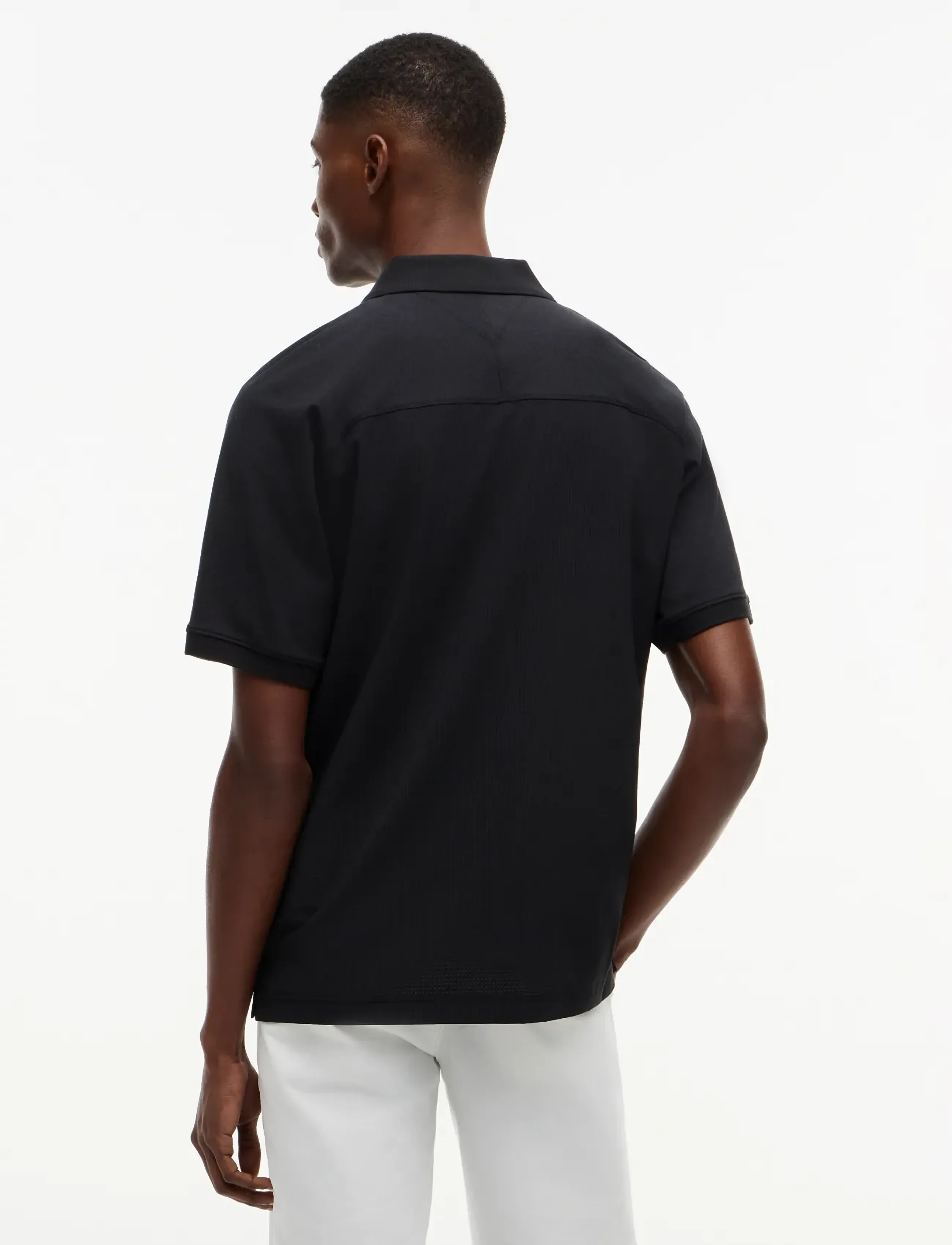 Tommy Hilfiger - US SAILGP POLO STEALTH - toppar & t-shirts - black - 4