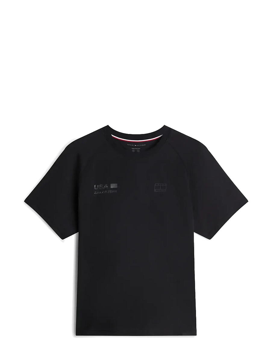 Tommy Hilfiger - US SAILGP TEE STEALTH - kurzärmelig - black - 1