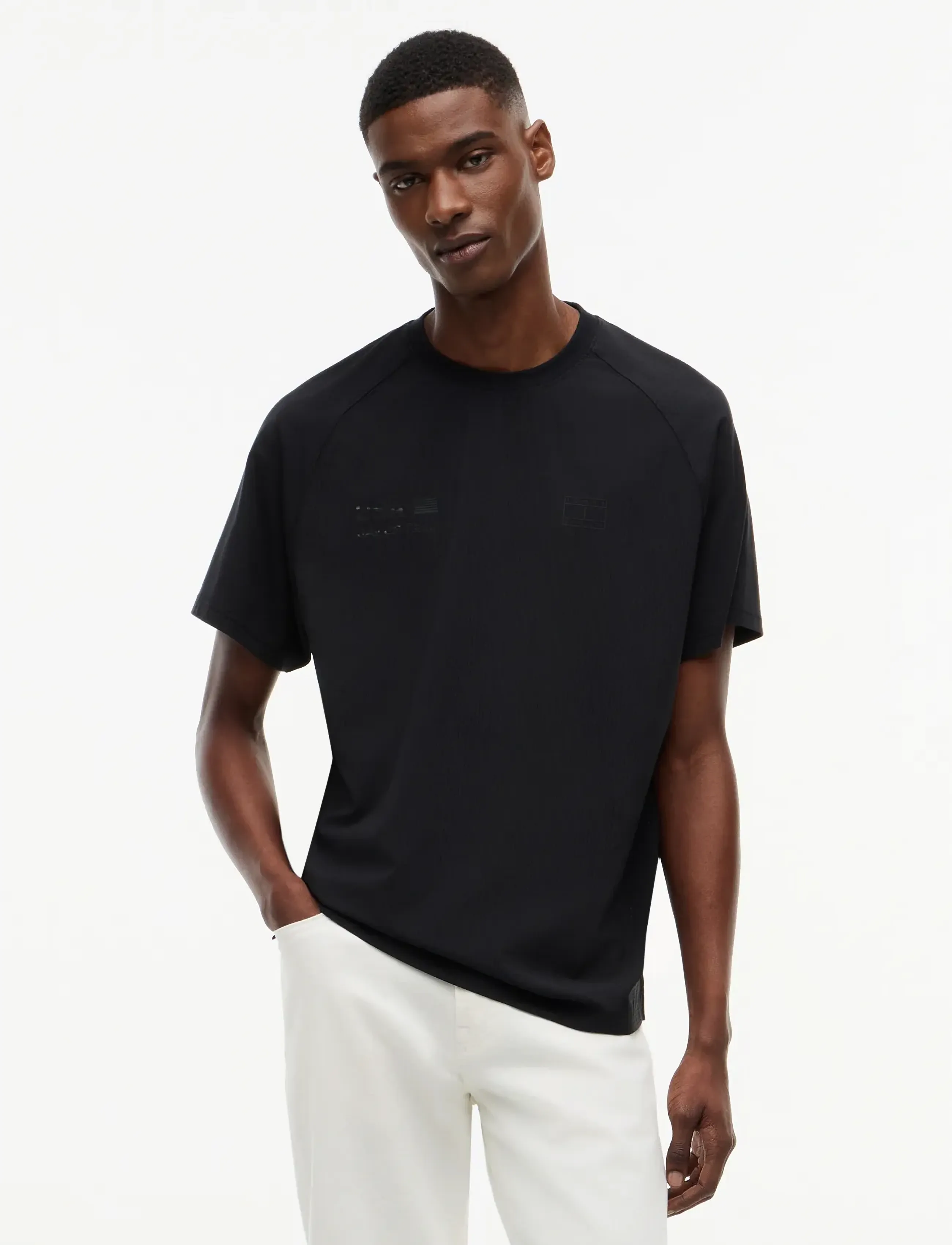 Tommy Hilfiger - US SAILGP TEE STEALTH - lühikeste varrukatega t-särgid - black - 3