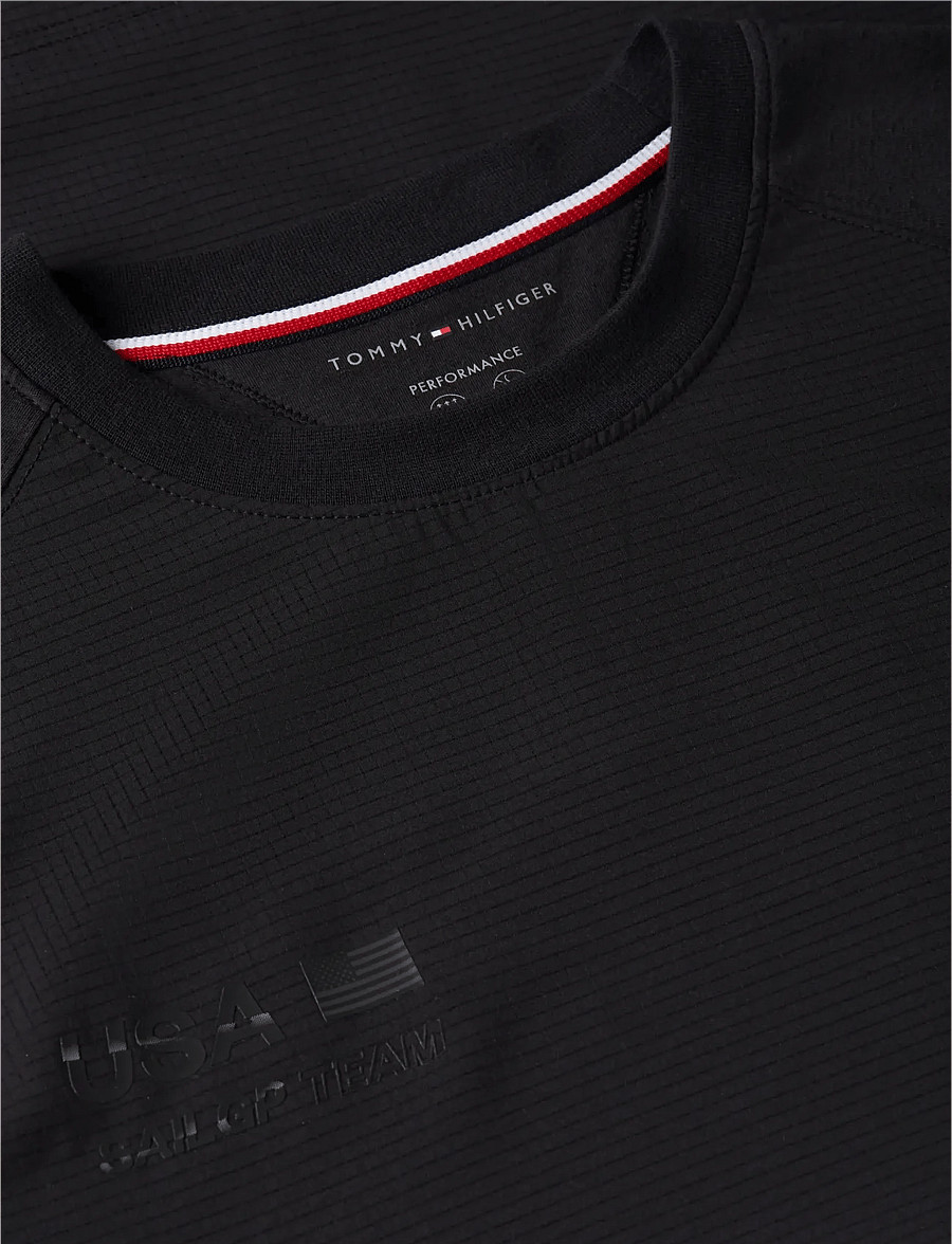 Tommy Hilfiger - US SAILGP TEE STEALTH - kurzärmelig - black - 5