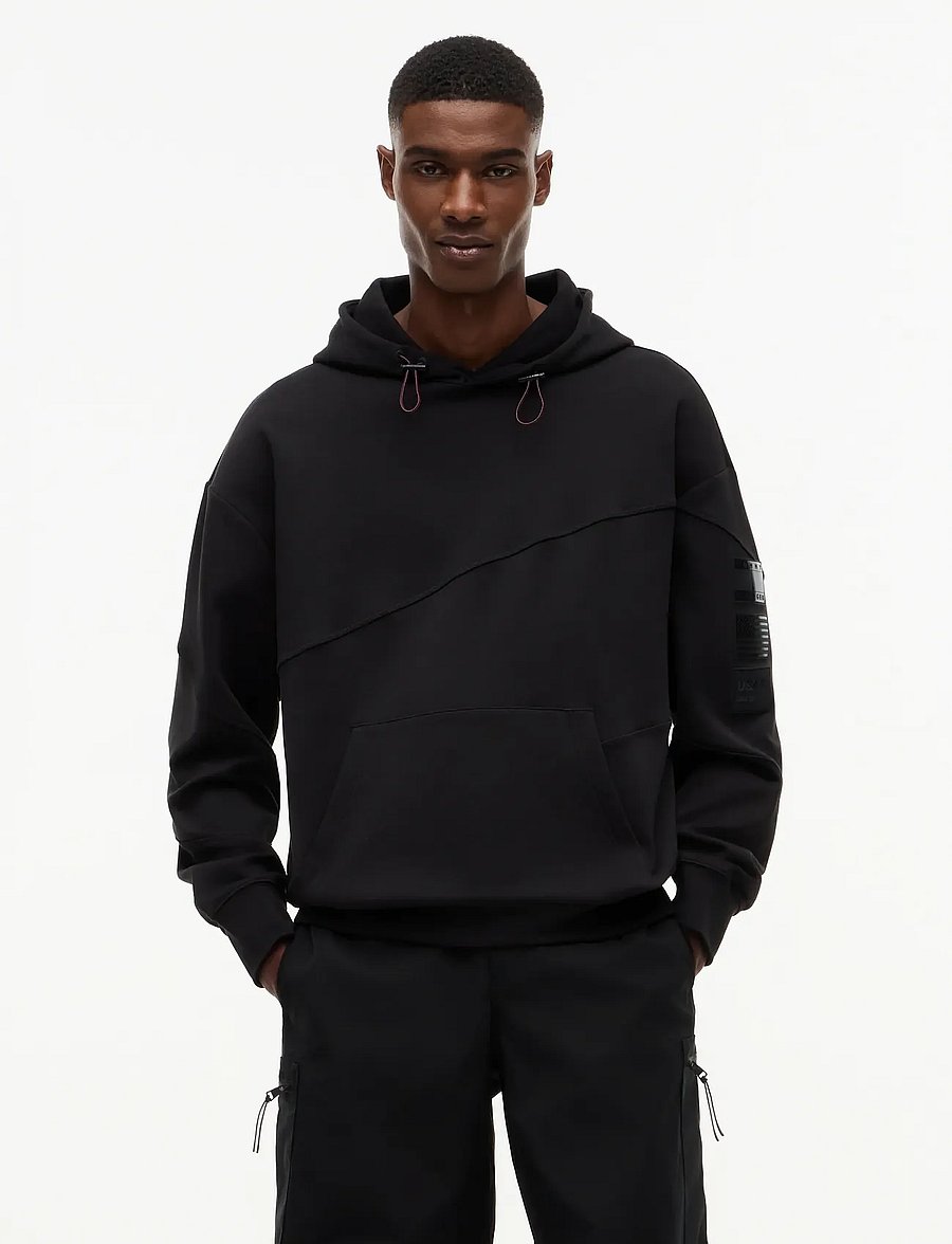 Tommy Hilfiger - US SAILGP SAILING HOODY STEALTH - kapuutsiga dressipluusid - black - 0