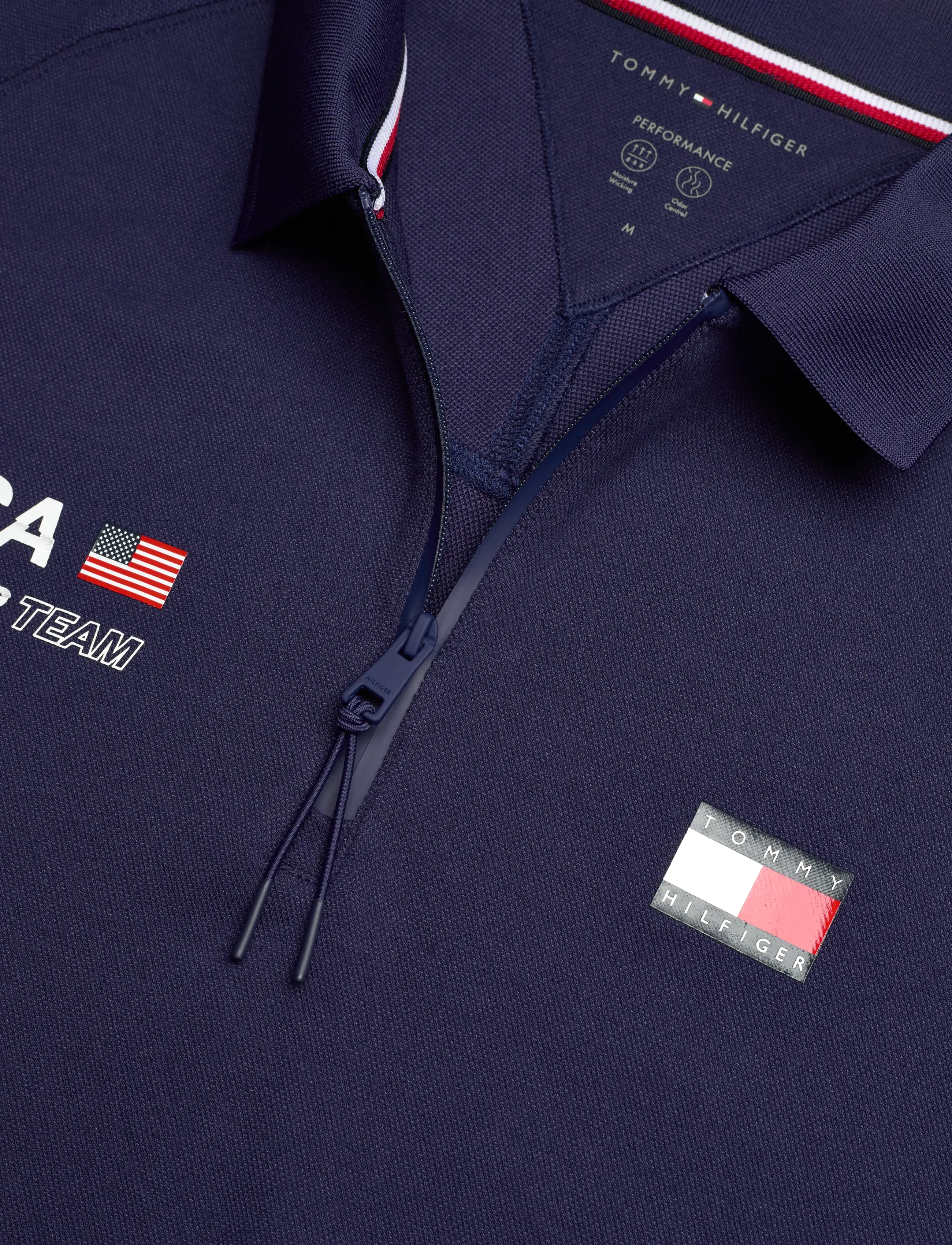 Tommy Hilfiger - US SAILGP PIQUE PERFORMANCE POLO - piqueskjorter - yale navy - 5