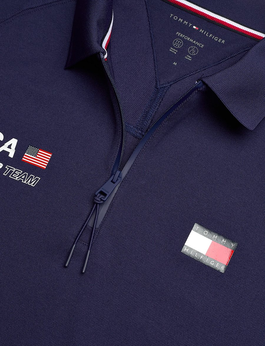 Tommy Hilfiger - US SAILGP PIQUE PERFORMANCE POLO - toppe & t-shirts - yale navy - 5