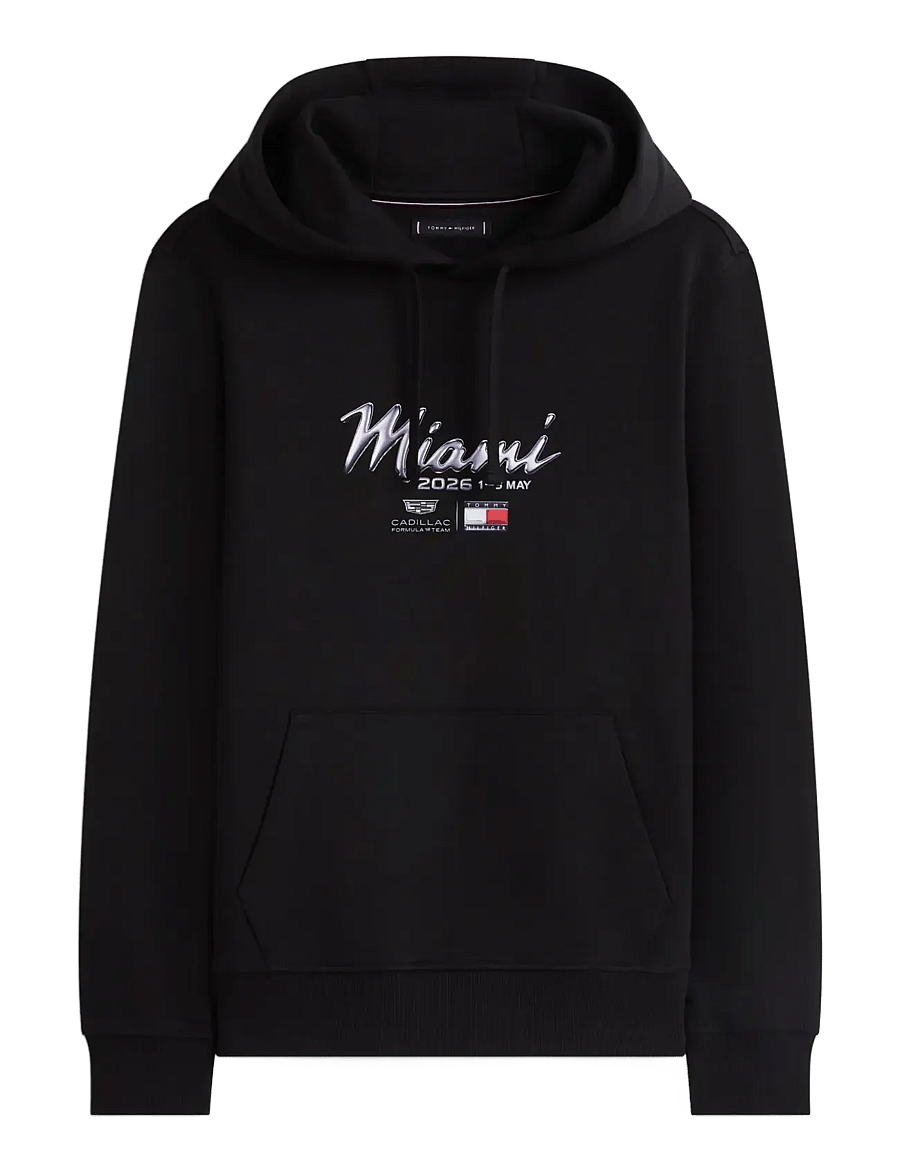 Tommy Hilfiger - TH X CF1 MIAMI GRAPHIC HOODIE - kapuzenpullover - black - 1
