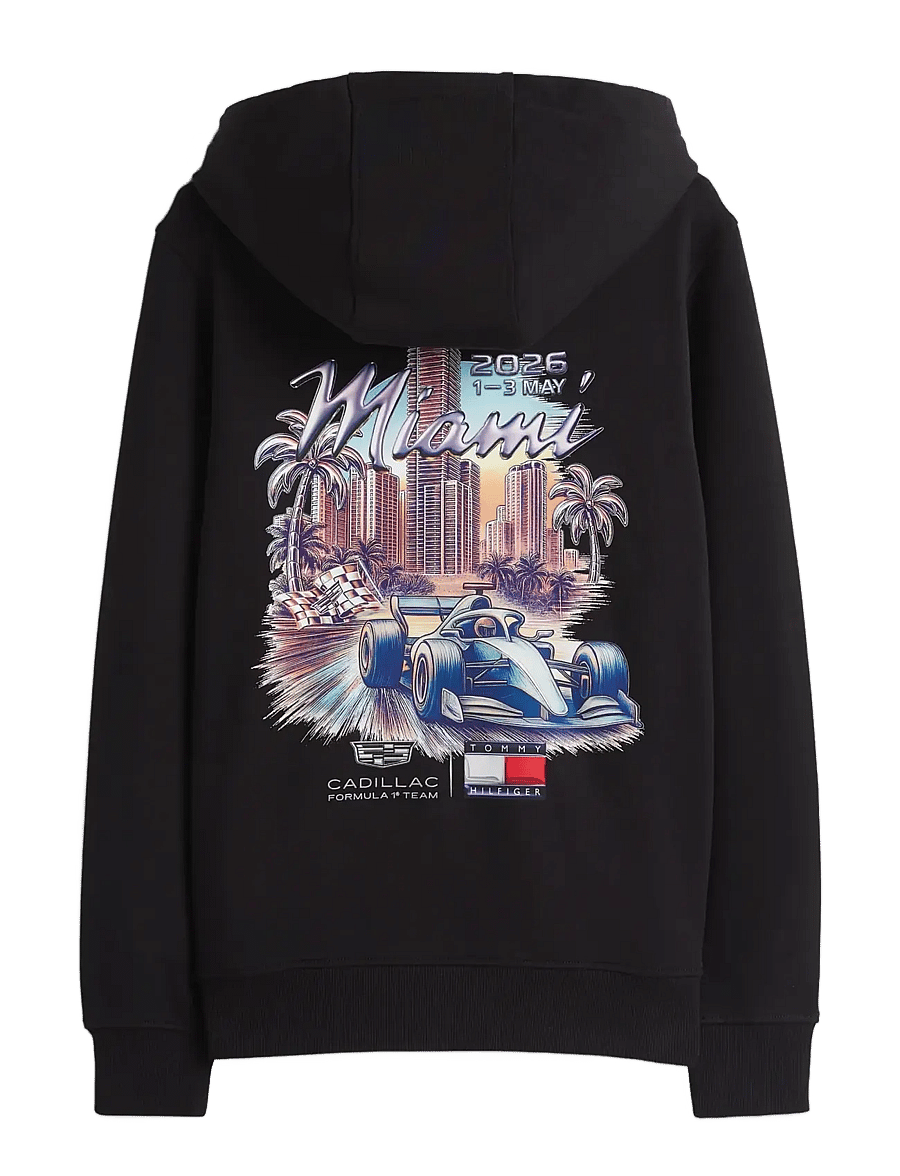 Tommy Hilfiger - TH X CF1 MIAMI GRAPHIC HOODIE - kapuzenpullover - black - 2