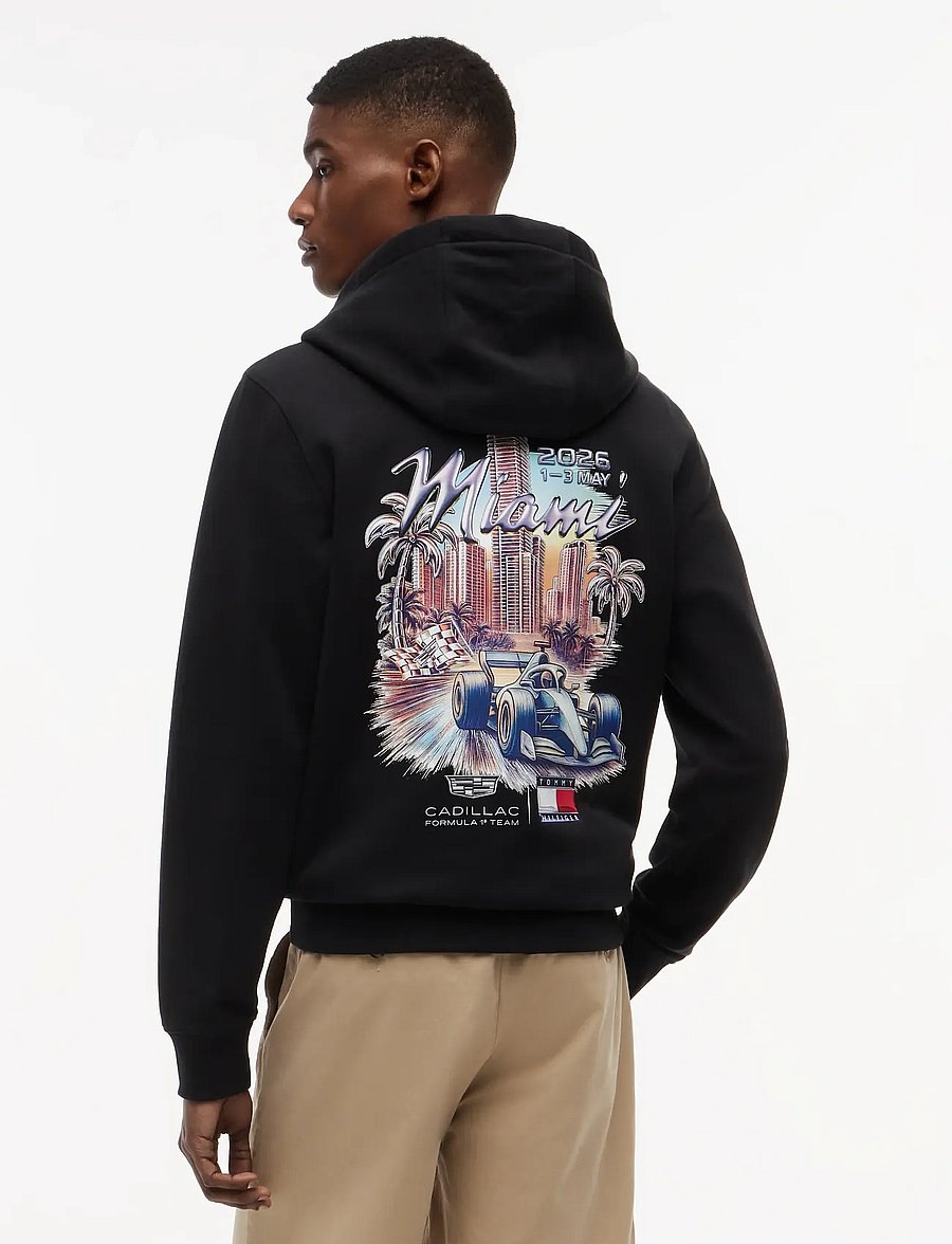Tommy Hilfiger - TH X CF1 MIAMI GRAPHIC HOODIE - kapuzenpullover - black - 3
