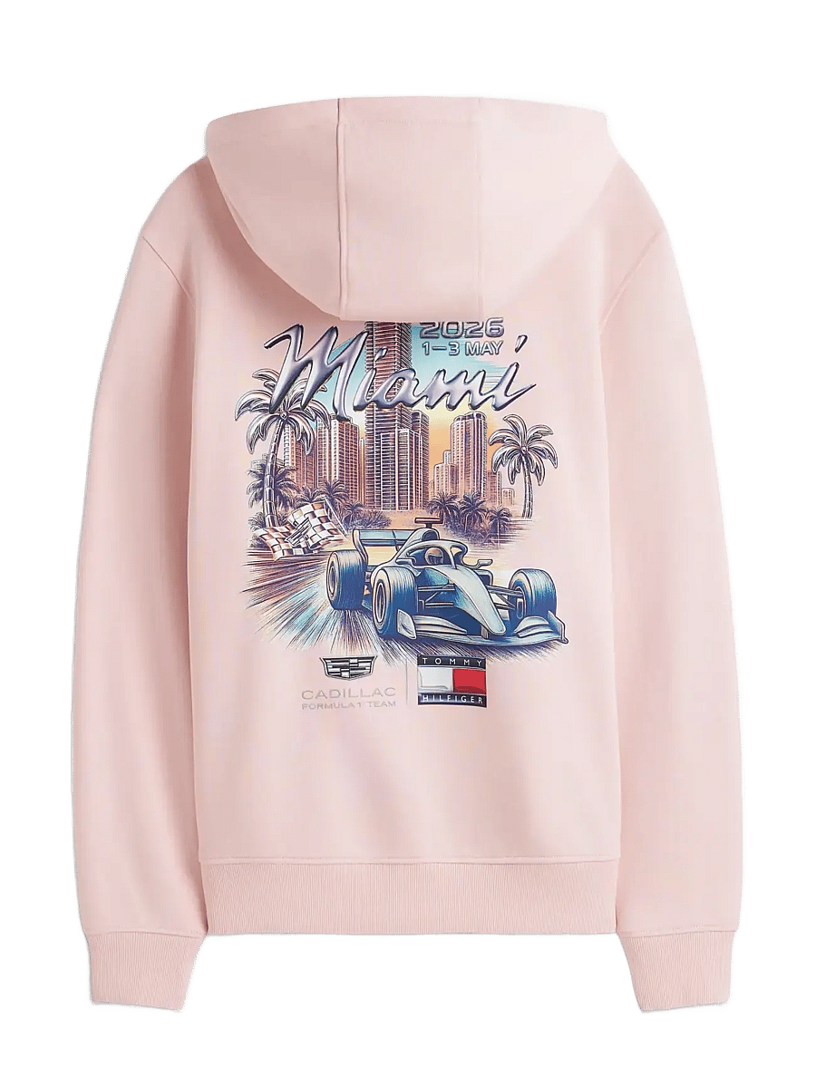 Tommy Hilfiger - TH X CF1 MIAMI GRAPHIC HOODIE - kapuzenpullover - pink - 2
