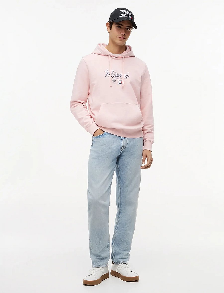 Tommy Hilfiger - TH X CF1 MIAMI GRAPHIC HOODIE - kapuzenpullover - pink - 0