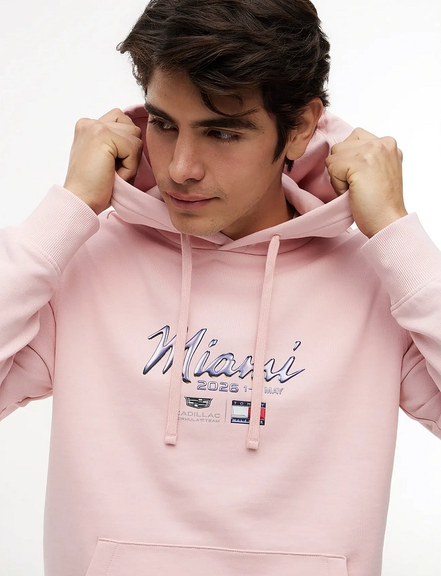 Tommy Hilfiger - TH X CF1 MIAMI GRAPHIC HOODIE - kapuzenpullover - pink - 3