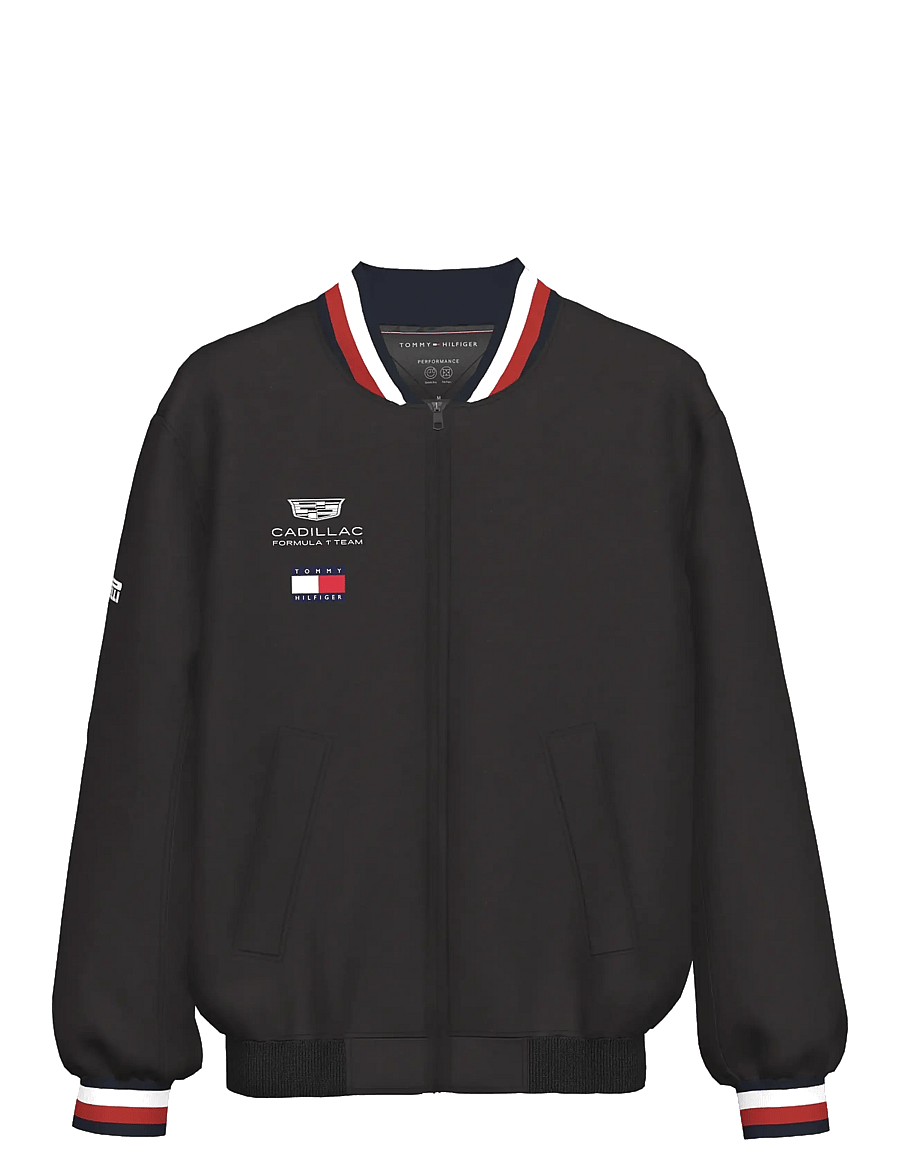 Tommy Hilfiger - TH X CF1 REPLICA VARSITY - varsity jackets - black - 1