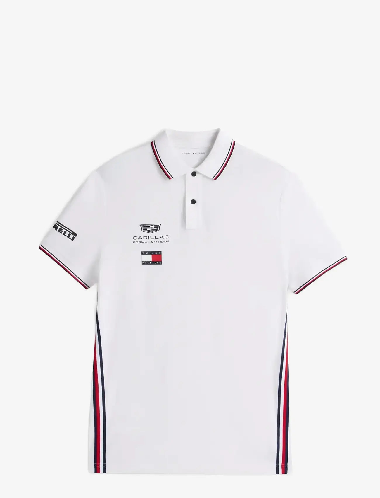 Tommy Hilfiger - TH X CF1 REPLICA POLO - oberteile & t-shirts - white - 1