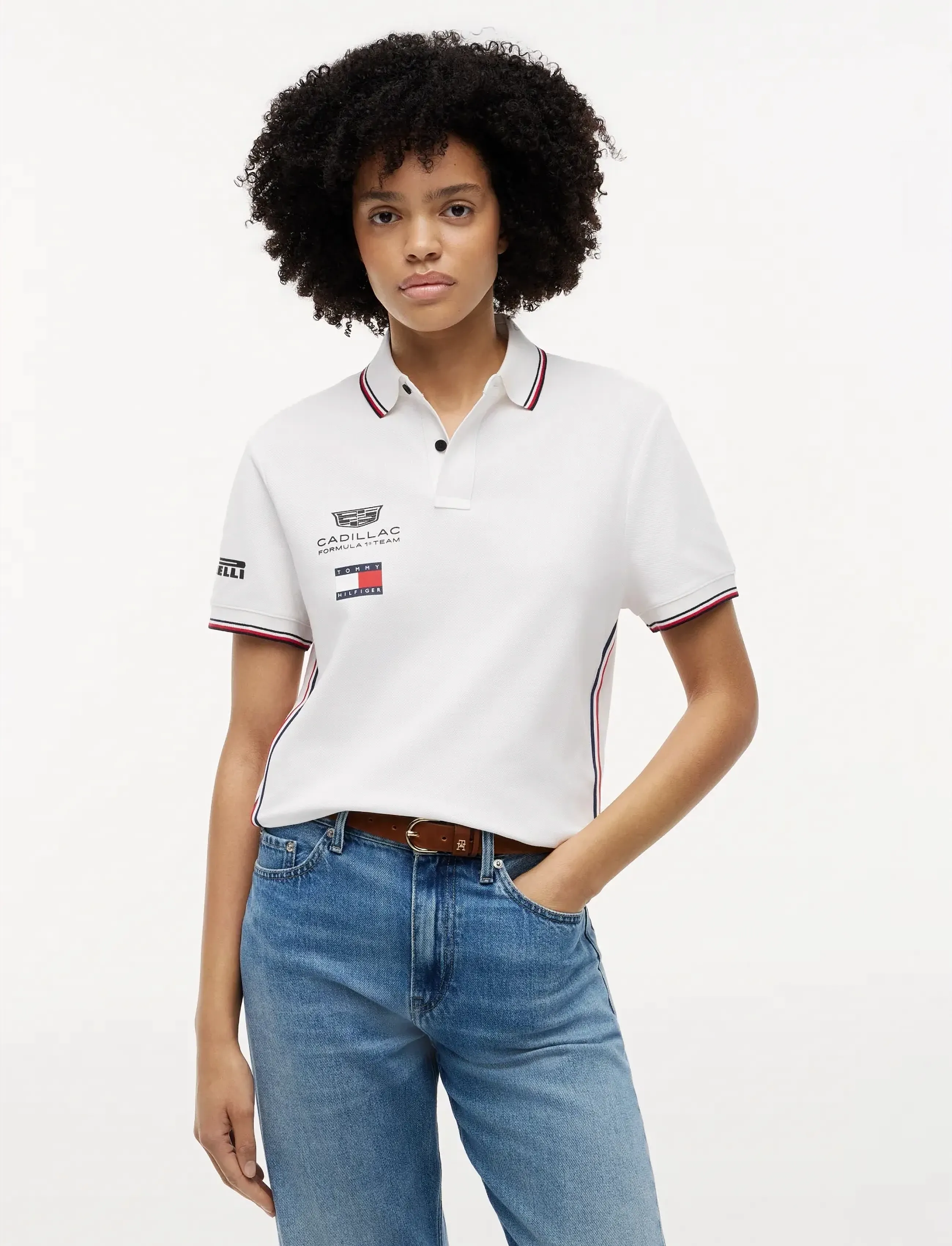 TOMMY HILFIGER Th X Cf1 Replica Polo pikéer herr – bild 3
