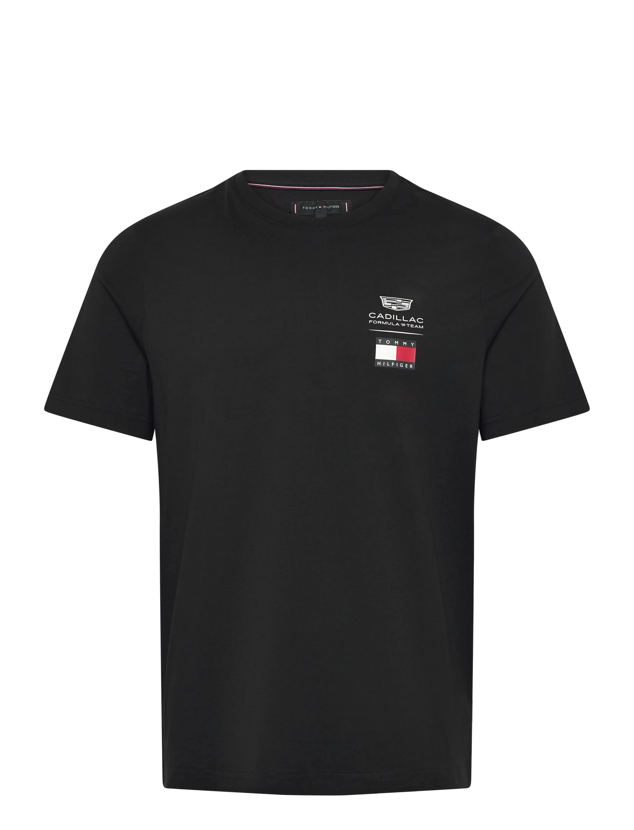 Tommy Hilfiger TH X CF1 LOGO TEE - Tøj - BLACK / grey