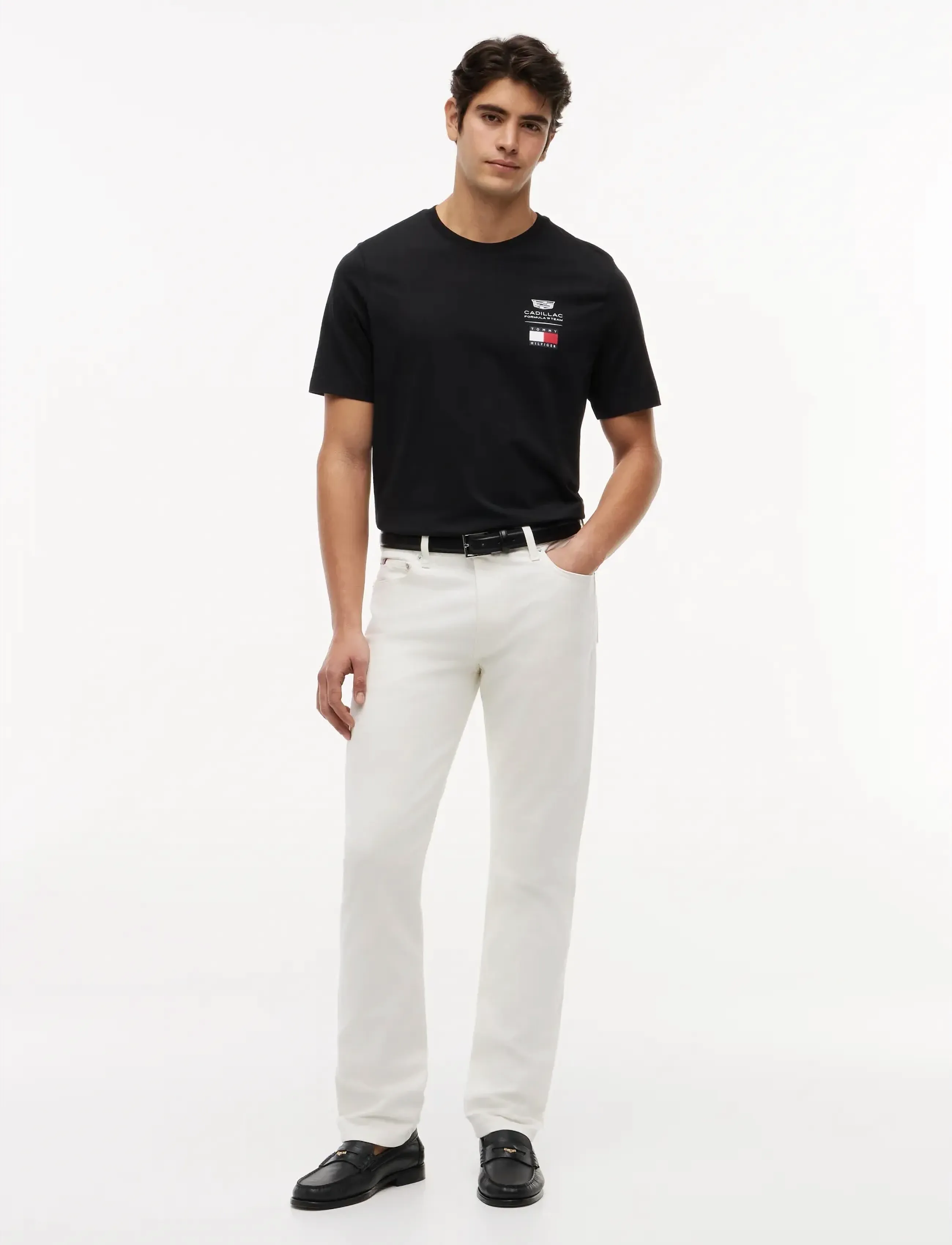 Tommy Hilfiger - TH X CF1 LOGO TEE - die niedrigsten preise - black - 4
