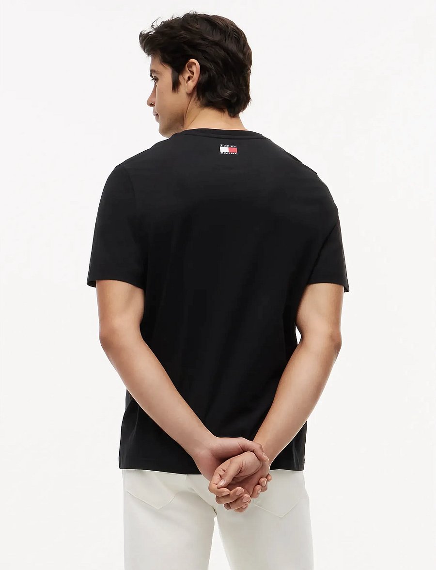 Tommy Hilfiger - TH X CF1 LOGO TEE - kortærmede t-shirts - black - 5
