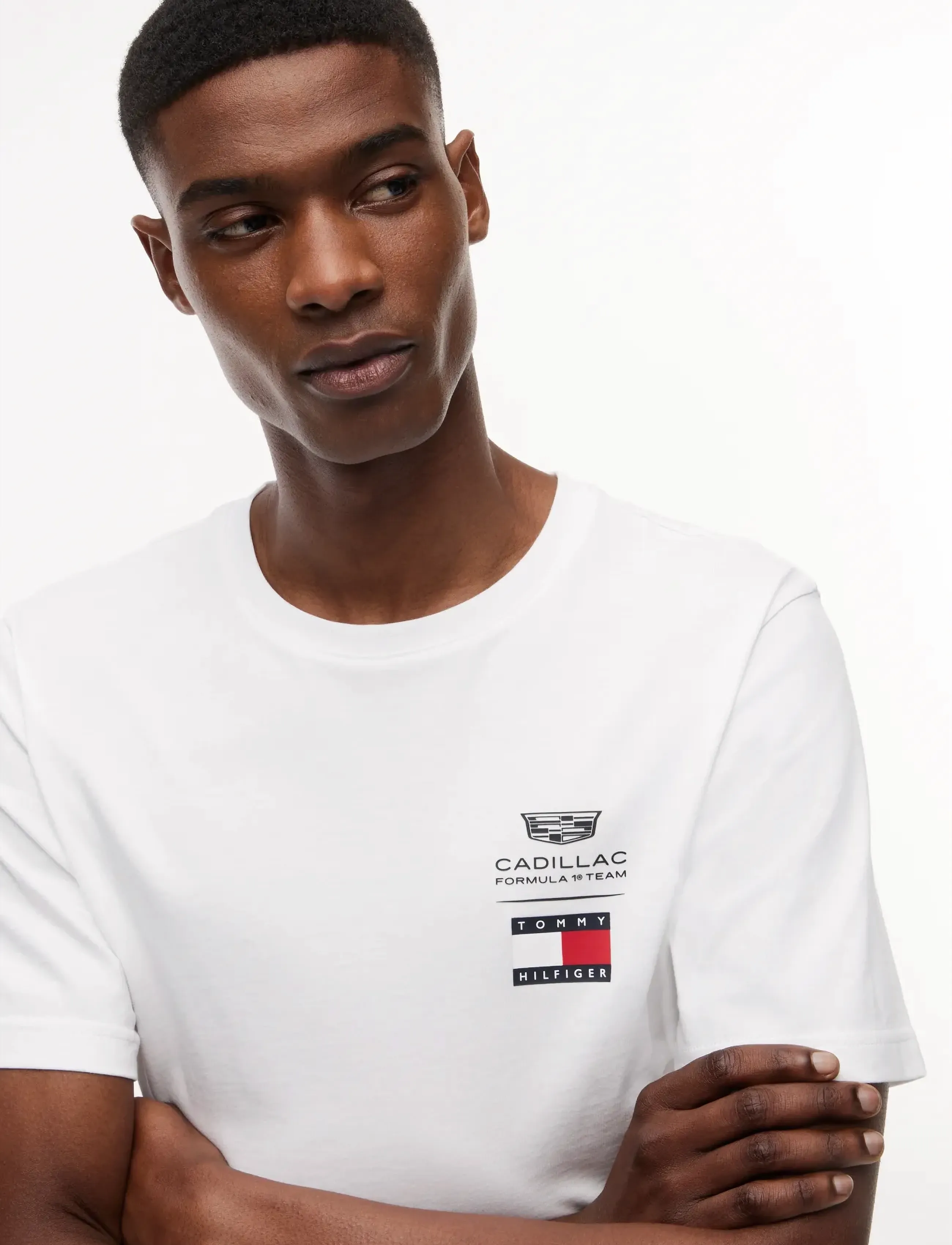 Tommy Hilfiger - TH X CF1 LOGO TEE - kortærmede t-shirts - white - 4