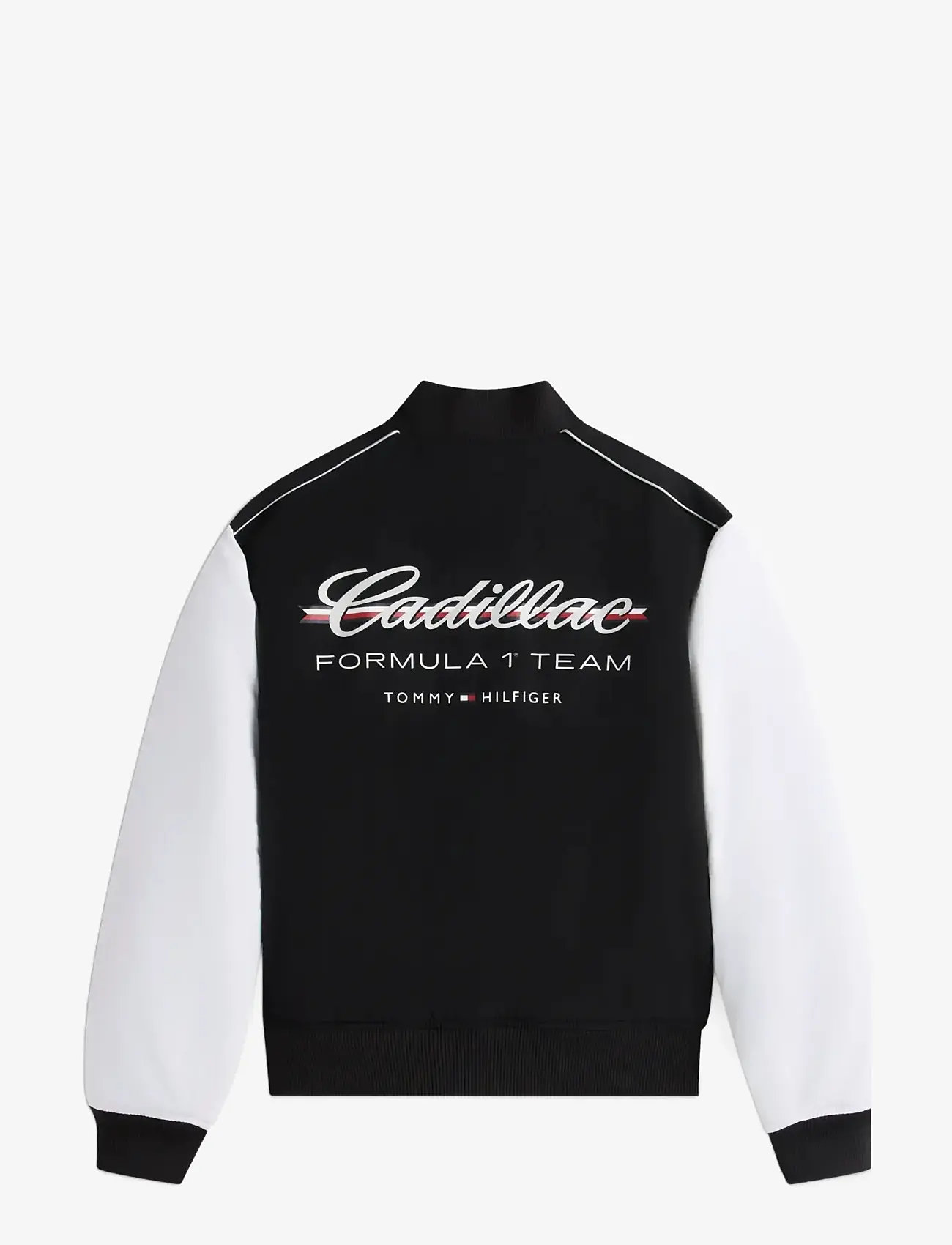 Tommy Hilfiger - TH X CF1 SCRIPT VARSITY JACKET - collegejakker - black   white - 2