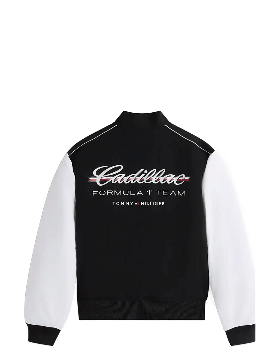 Tommy Hilfiger - TH X CF1 SCRIPT VARSITY JACKET - kolledžijakid - black white - 2