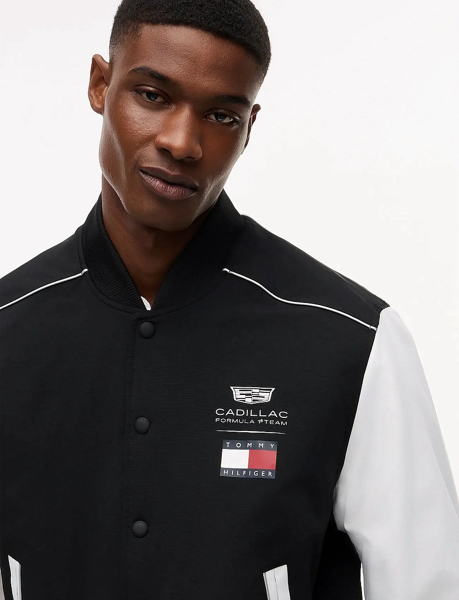 Tommy Hilfiger - TH X CF1 SCRIPT VARSITY JACKET - kolledžijakid - black white - 3