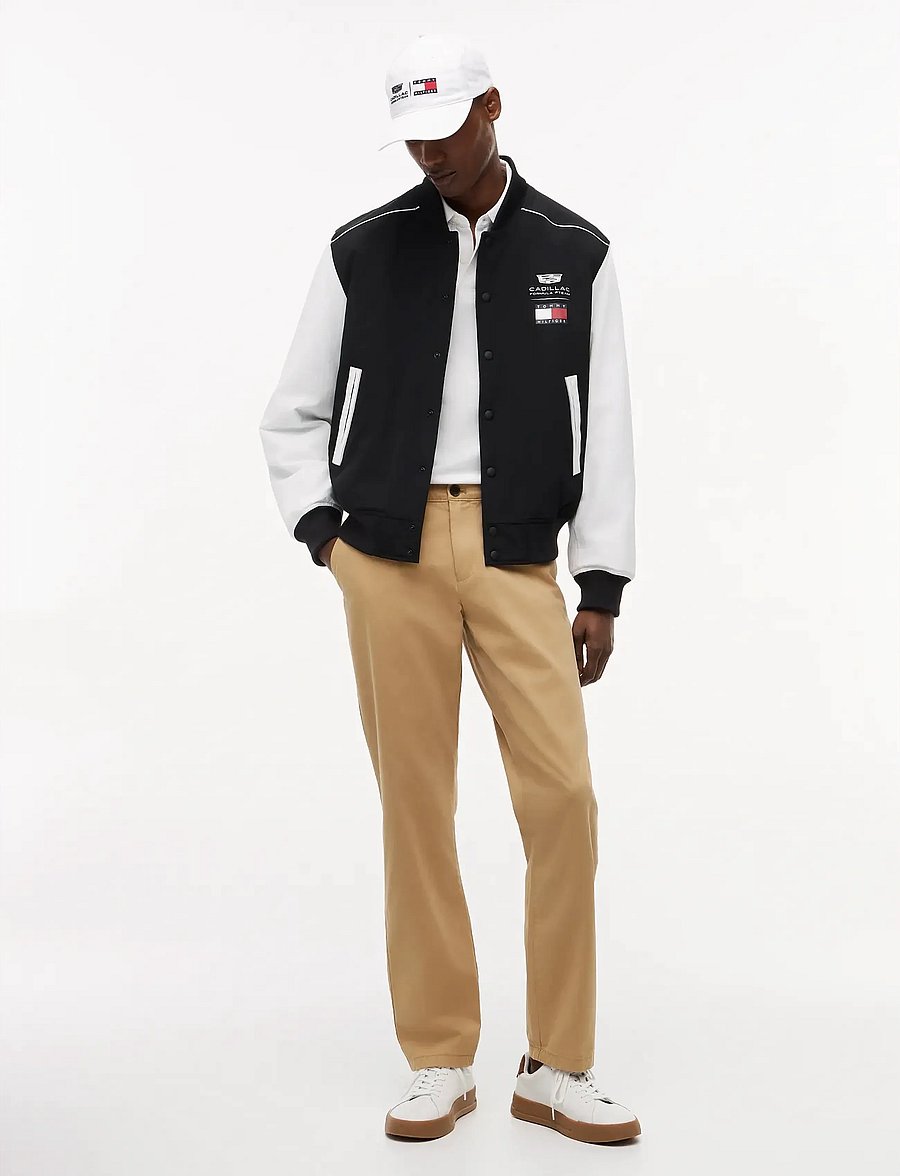 Tommy Hilfiger - TH X CF1 SCRIPT VARSITY JACKET - kolledžijakid - black white - 4