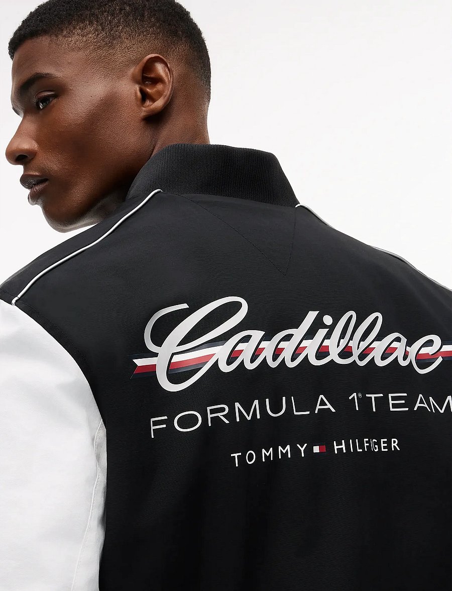 Tommy Hilfiger - TH X CF1 SCRIPT VARSITY JACKET - kolledžijakid - black white - 5