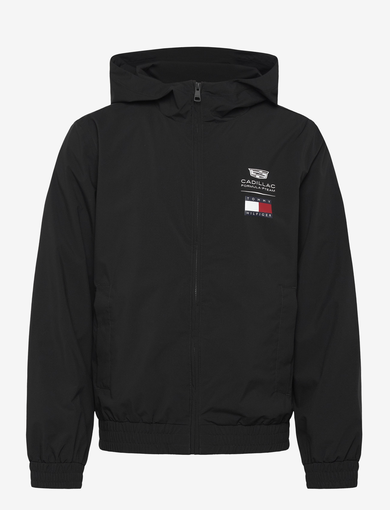 Tommy Hilfiger - TH X CF1 SCRIPT WINDBREAKER - spring jackets - black - 0