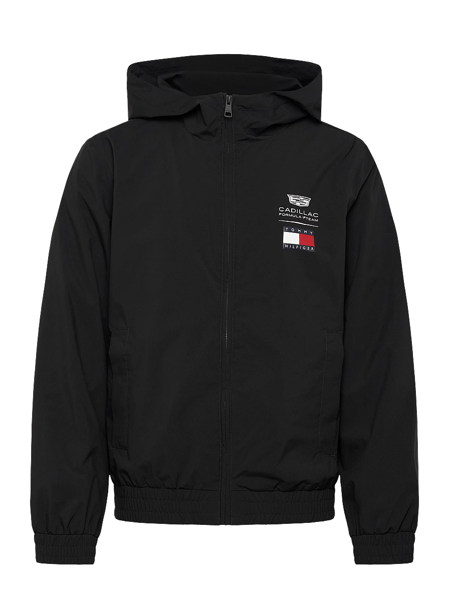 Tommy Hilfiger - TH X CF1 SCRIPT WINDBREAKER - sügisjoped - black - 0