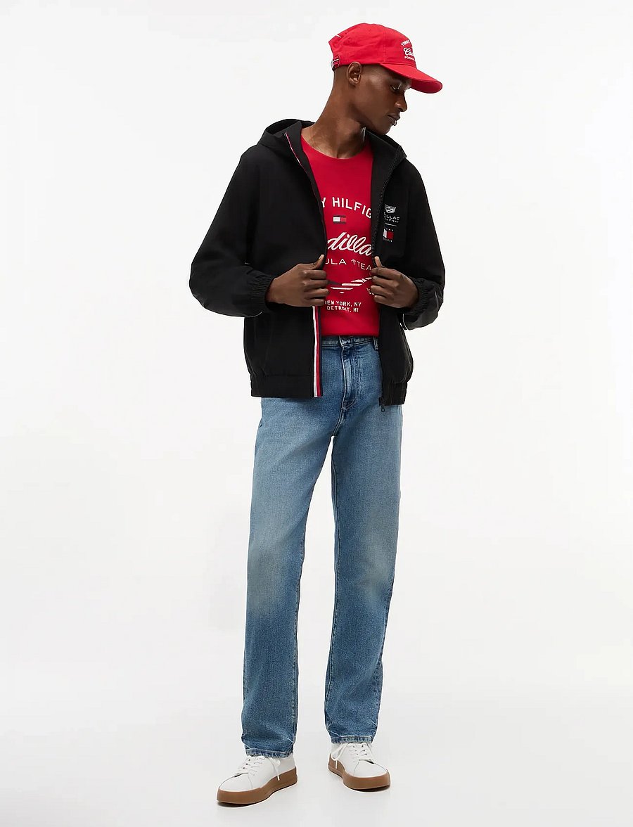 Tommy Hilfiger - TH X CF1 SCRIPT WINDBREAKER - sügisjoped - black - 4