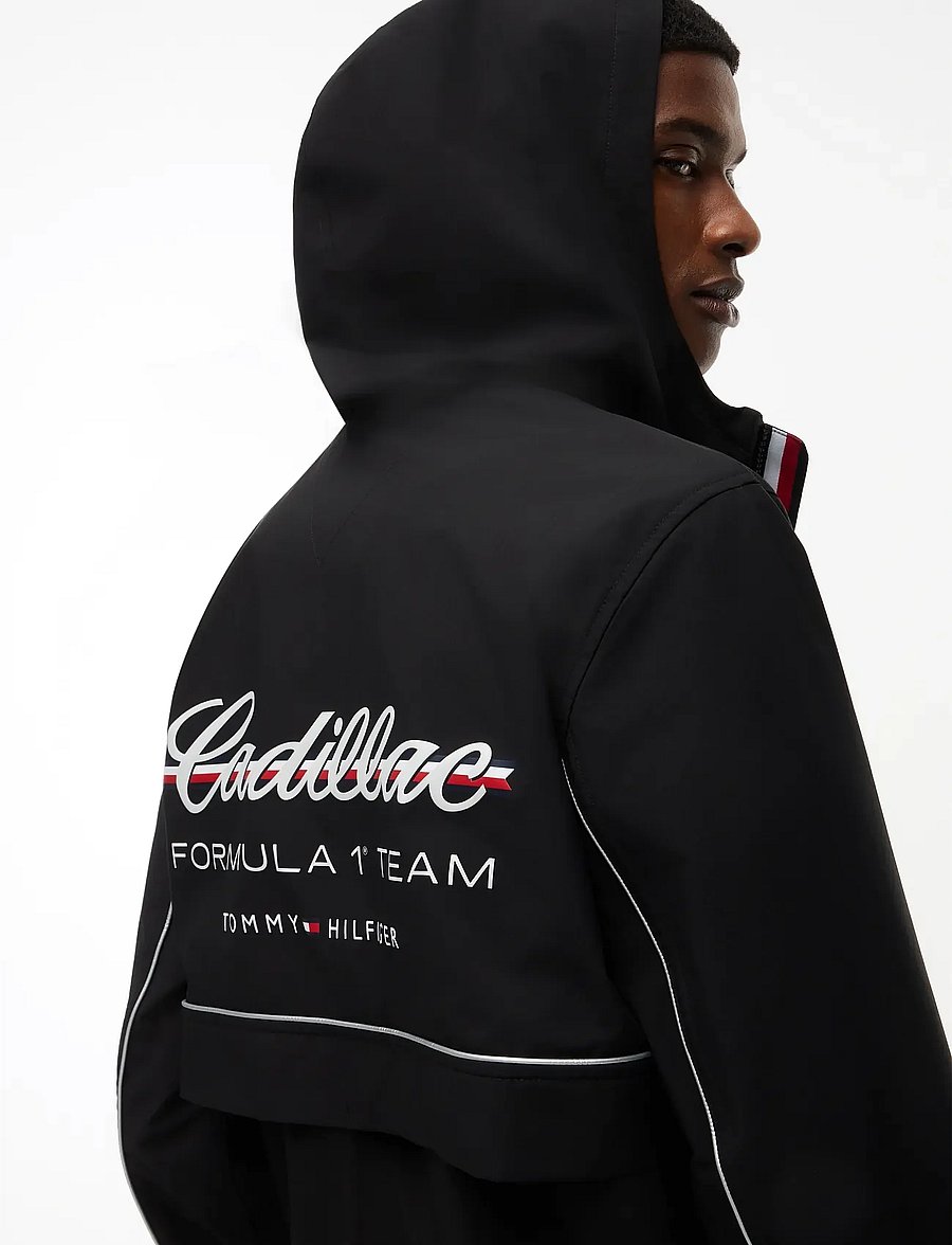 Tommy Hilfiger - TH X CF1 SCRIPT WINDBREAKER - sügisjoped - black - 5