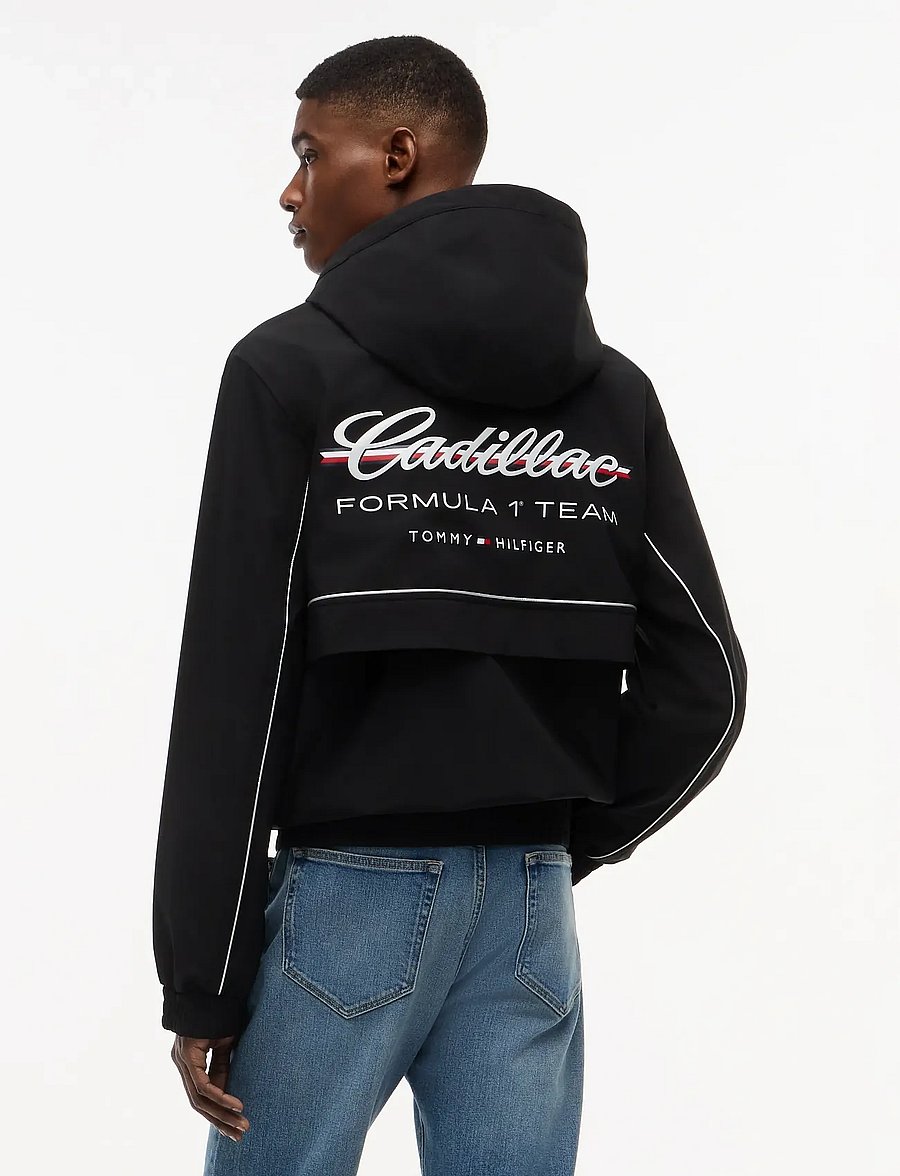 Tommy Hilfiger - TH X CF1 SCRIPT WINDBREAKER - sügisjoped - black - 3