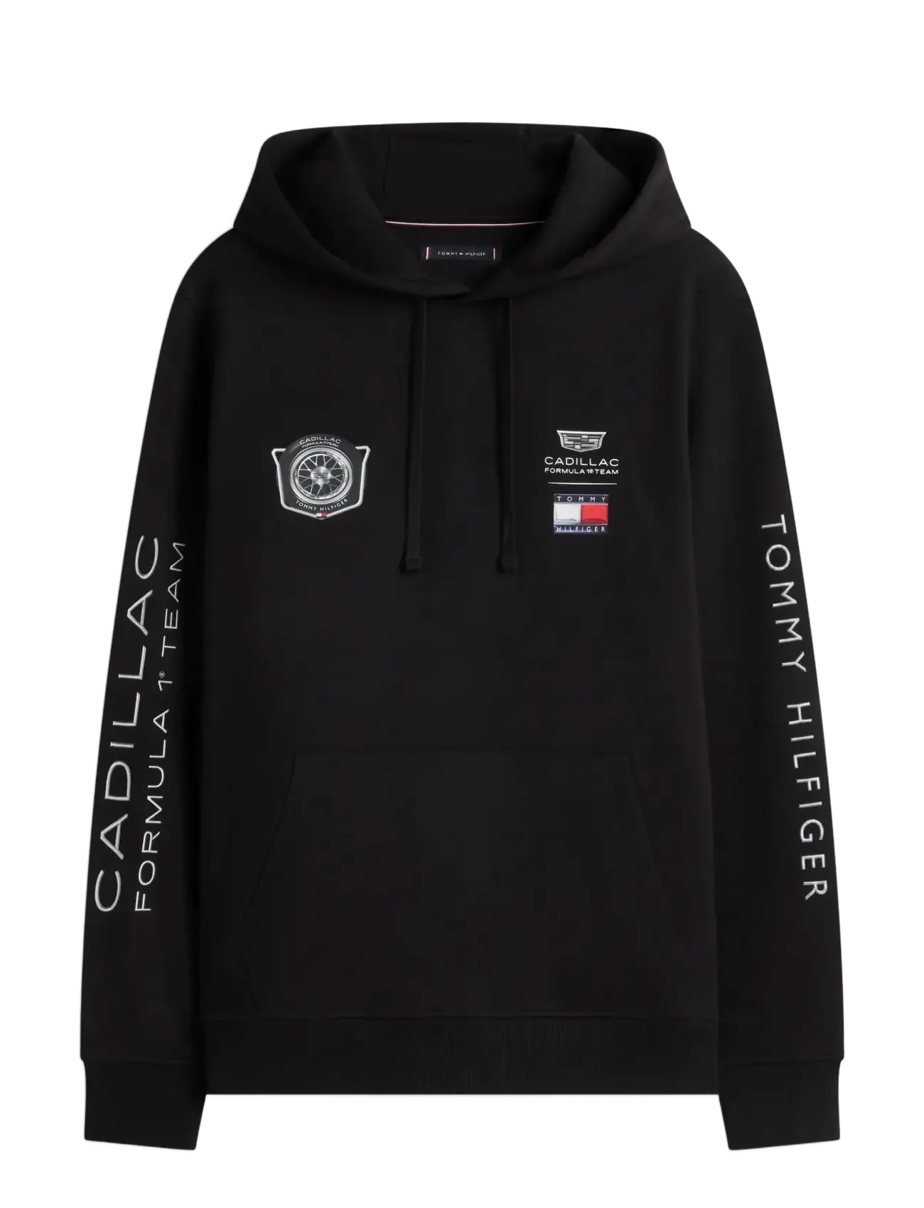 Tommy Hilfiger TH X CF1 RACING GRAPHIC HOODIE - Tommy Hilfiger - BLACK / black