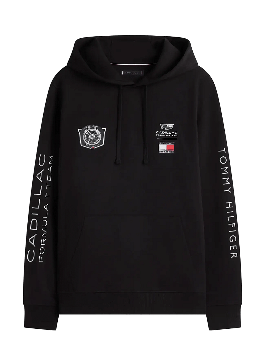 Tommy Hilfiger - TH X CF1 RACING GRAPHIC HOODIE - hættetrøjer - black - 1