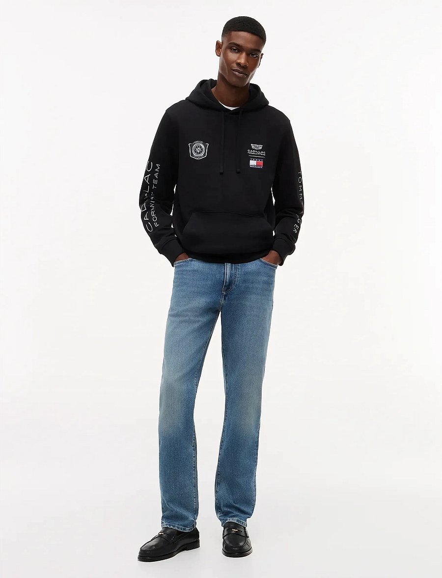 Tommy Hilfiger - TH X CF1 RACING GRAPHIC HOODIE - hættetrøjer - black - 2