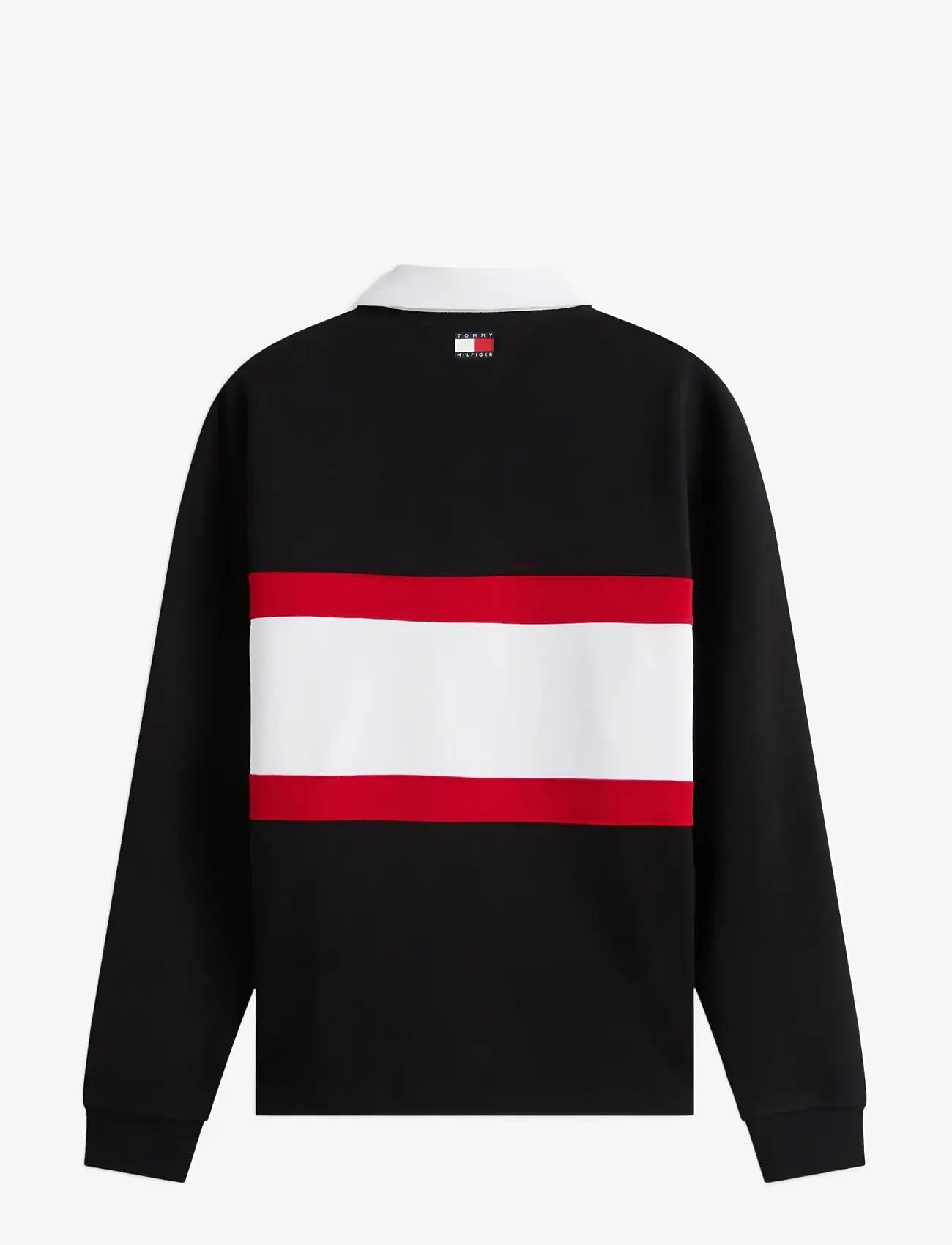 Tommy Hilfiger - TH X CF1 PANELLED SCRIPT RUGBY - langærmede poloer - black - 2