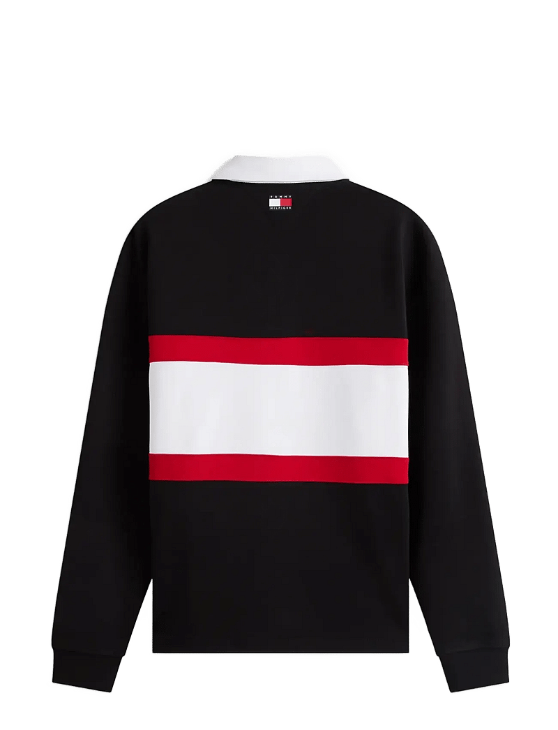 Tommy Hilfiger - TH X CF1 PANELLED SCRIPT RUGBY - langärmelig - black - 2