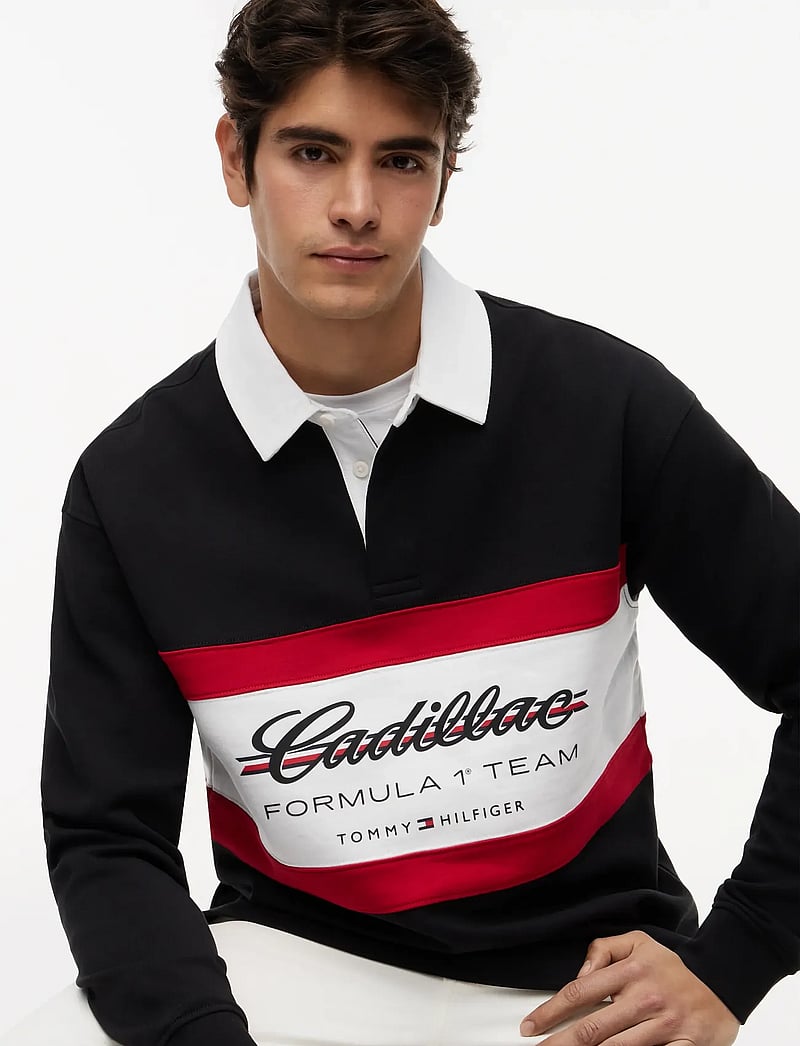 Tommy Hilfiger - TH X CF1 PANELLED SCRIPT RUGBY - langärmelig - black - 3