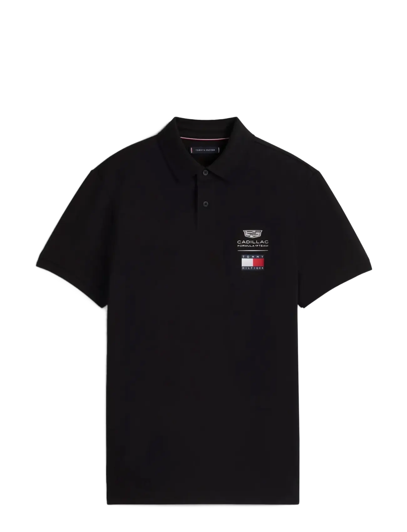 TOMMY HILFIGER ThxCf1 Logo Polo Schwarz - M - Herren