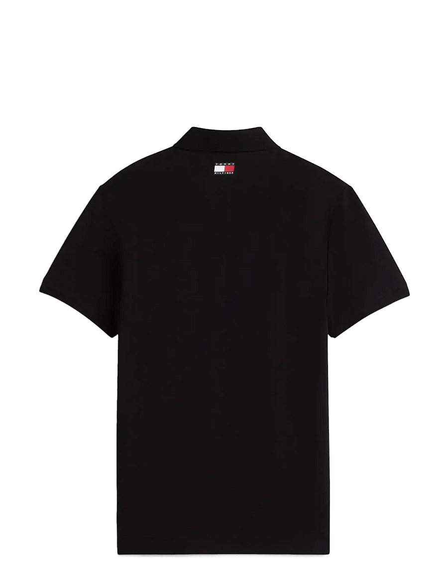 Tommy Hilfiger - TH X CF1 LOGO POLO - lühikeste varrukatega polod - black - 2