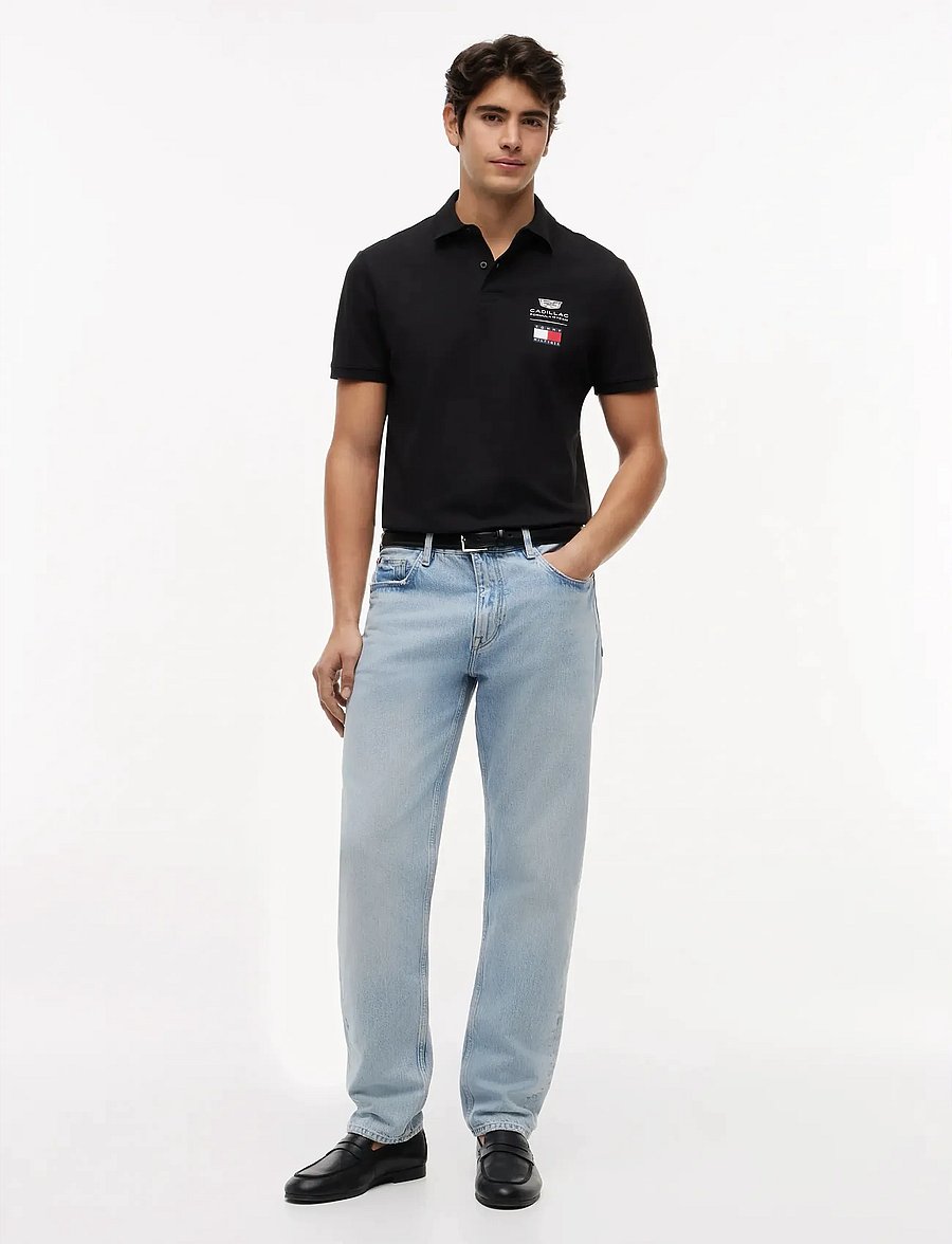 Tommy Hilfiger - TH X CF1 LOGO POLO - lühikeste varrukatega polod - black - 3
